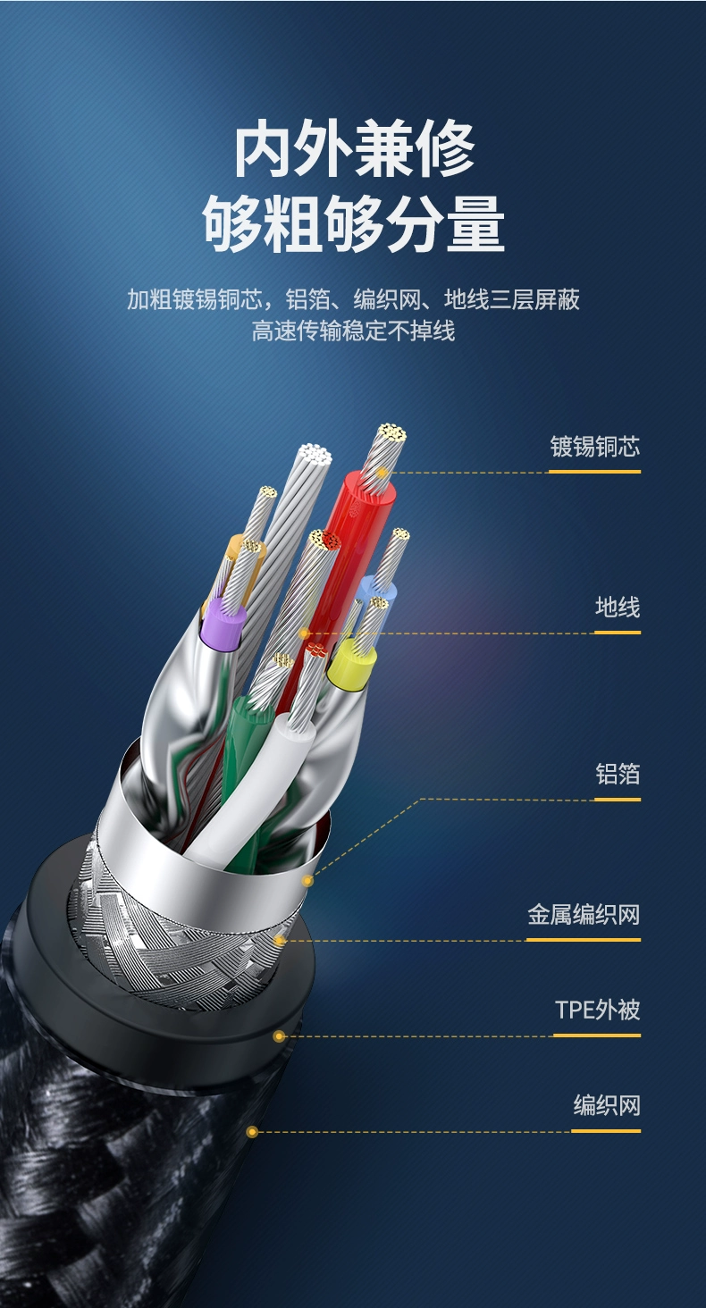 绿联usb3.0公对公数据线