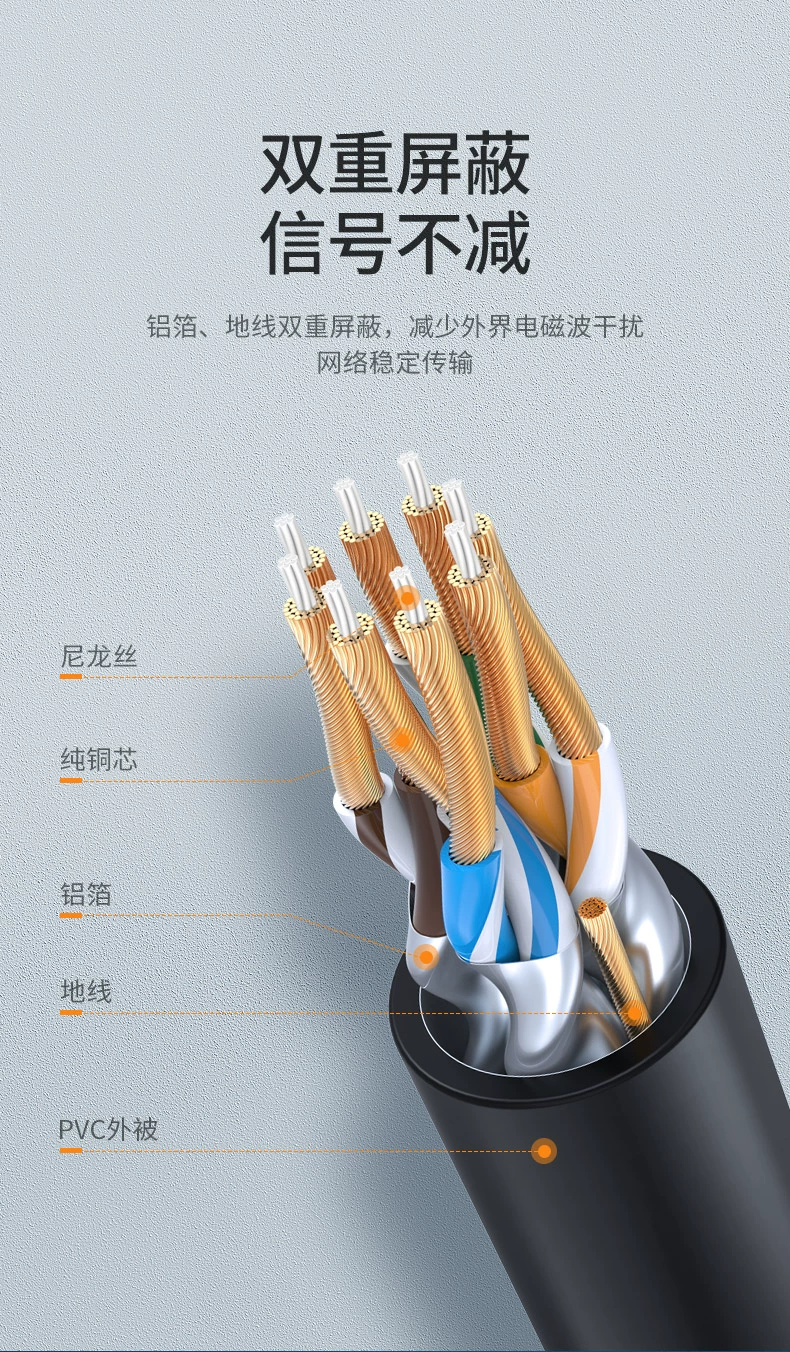 绿联cat七类家装升级网线
