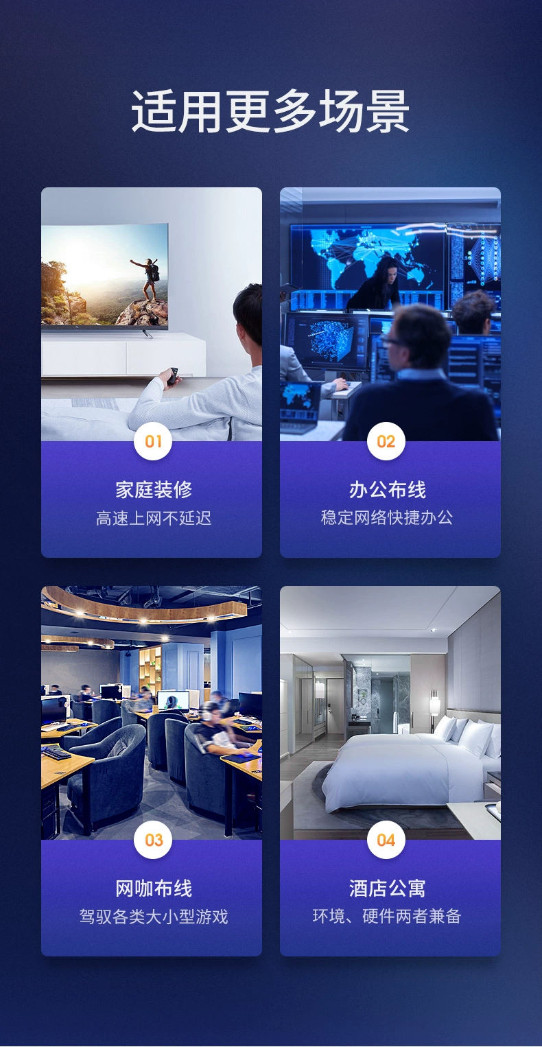 绿联六类弯头网线，cat6千兆纯铜网线