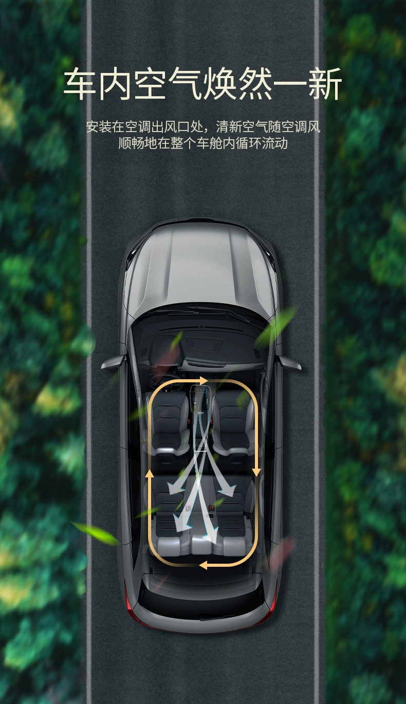 绿联车载香薰，通风口固体香薰