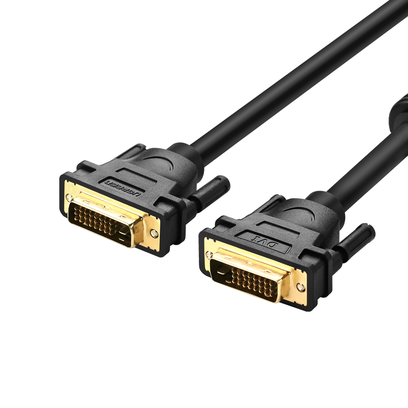 绿联dvi视频线，24 1双通道高清dvi连接线