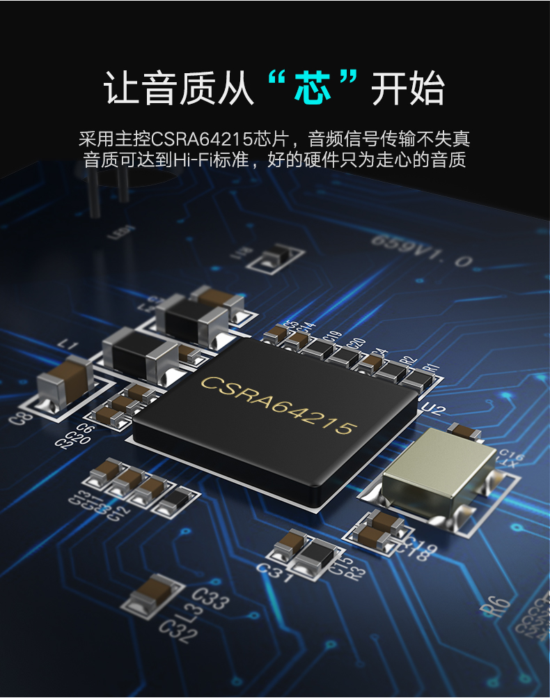 绿联车载蓝牙接收器，aux接口手机汽车蓝牙4.2适配器