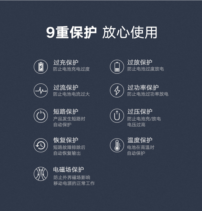 绿联5000毫安充电宝，苹果华为小米通用自带苹果线移动电源