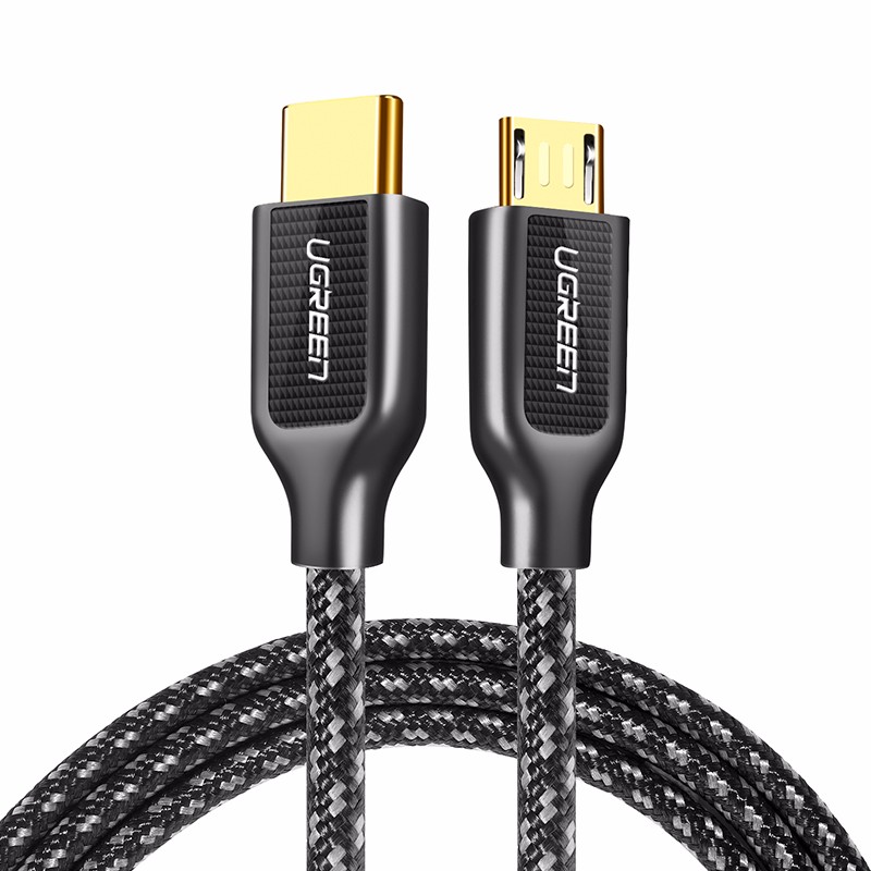 绿联type-c转micro usb数据线，type-c转安卓接口转换线