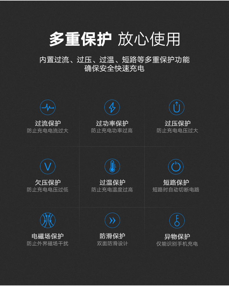 绿联iphone8无线充电器，苹果x三星s9小米mix2s通用