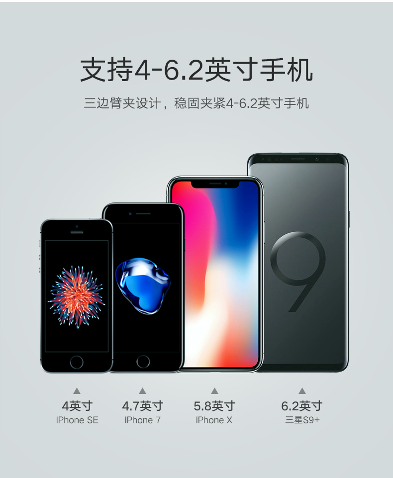 绿联重力感应式手机支架，车载导航出风口支架