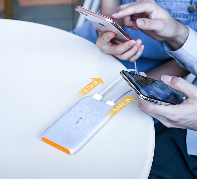 绿联夏日款10000毫安移动电源来袭，色彩清凉售价69元