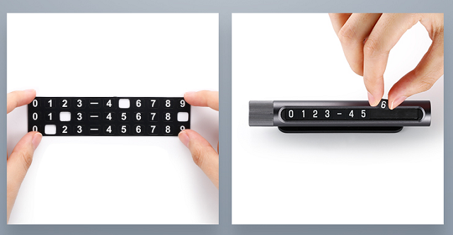 绿联临时停车号码牌使用说明