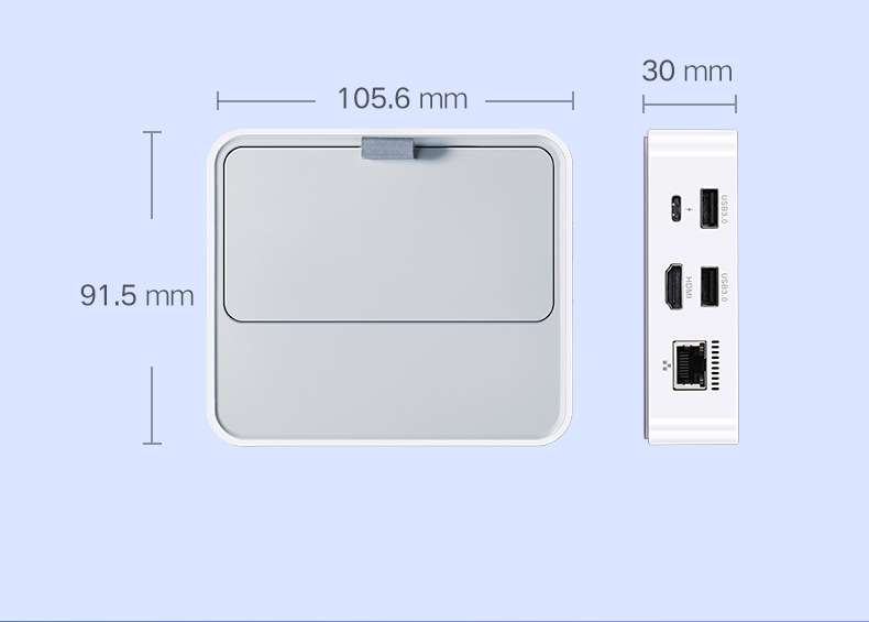 绿联type-c手机智能扩展底座，锤子坚果华为手机同屏扩展坞