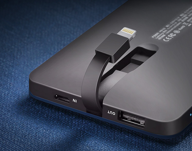 这三款充电宝让你出门无需带充电线,最后一款太方便! 自带线充电宝