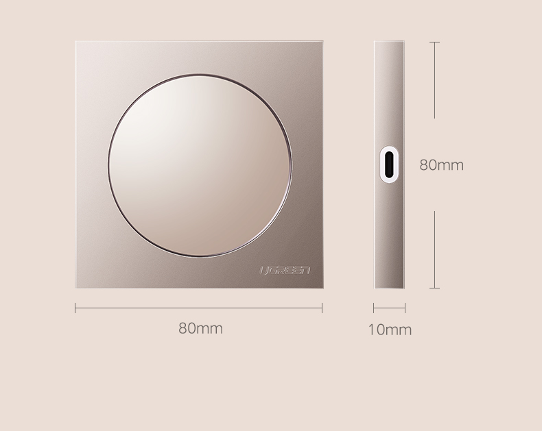 ugreen绿联-更专业更安心的数码品牌 绿联iphone xs无线充电器 奢华款镜面无线充