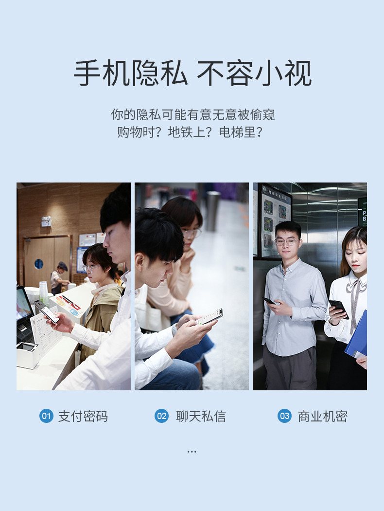 ugreen绿联-更专业更安心的数码品牌 绿联iphone x/xs/max防窥钢化膜