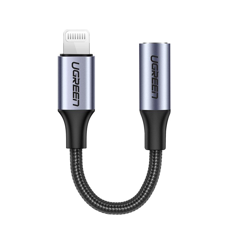 绿联iphone 7/8/x耳机转接头，lightning转3.5mm