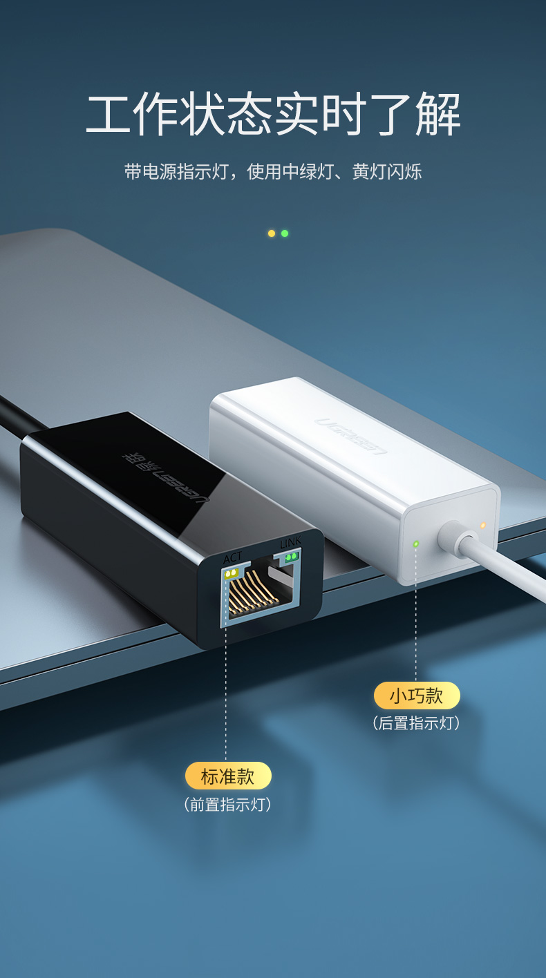 绿联usb有线百兆网卡