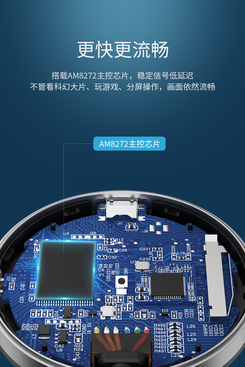 绿联无线投屏器 手机同屏转换器