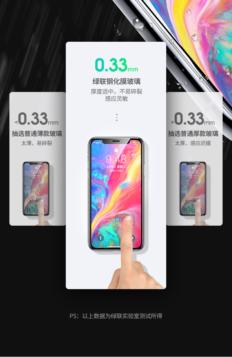ugreen绿联-更专业更安心的数码品牌 绿联iphone11pro系列钢化膜