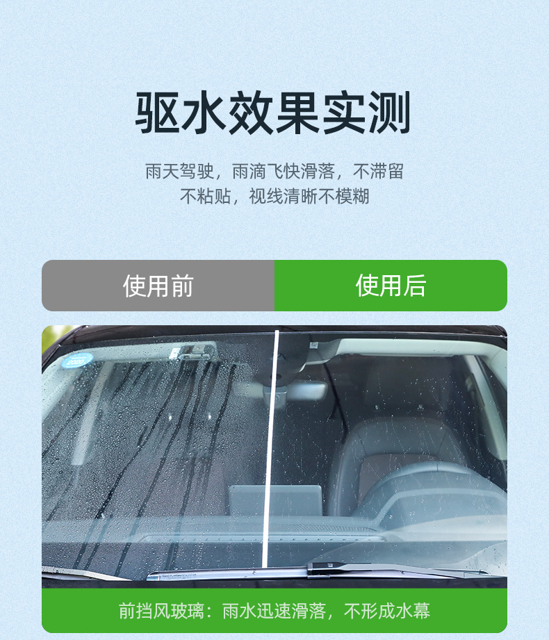 绿联汽车玻璃防雨喷雾