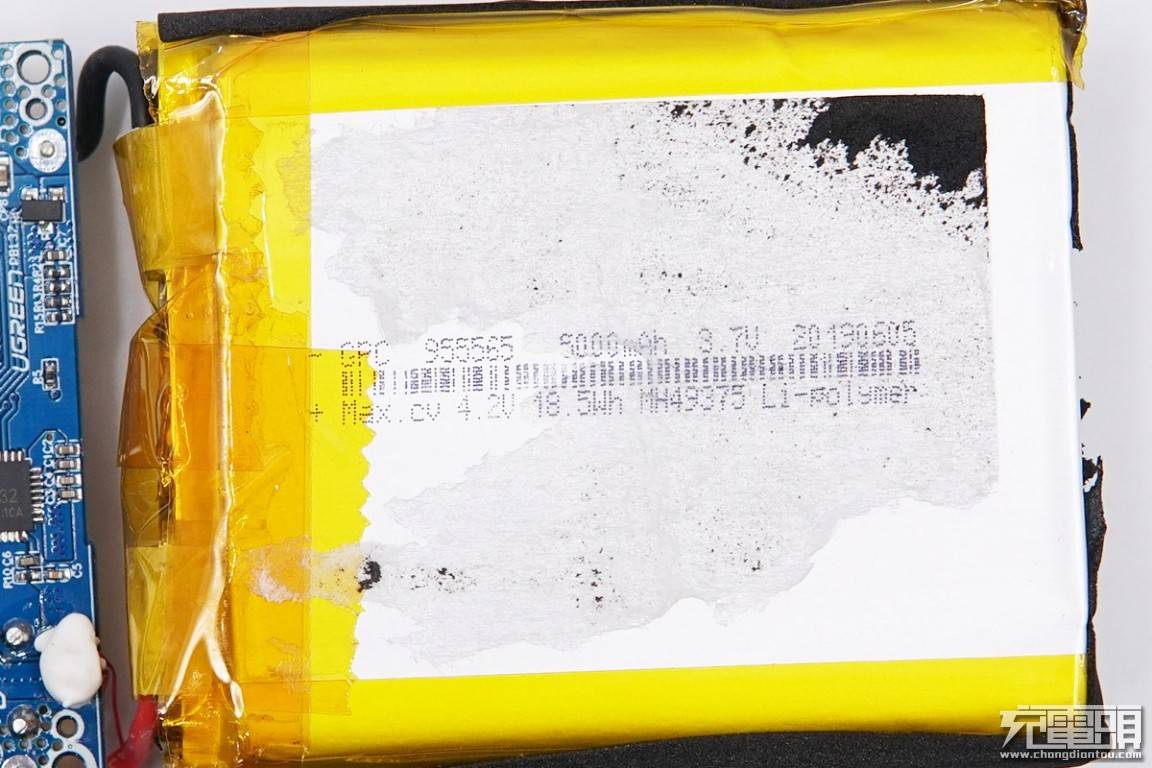 绿联10000mah双向快充移动电源拆解评测报告