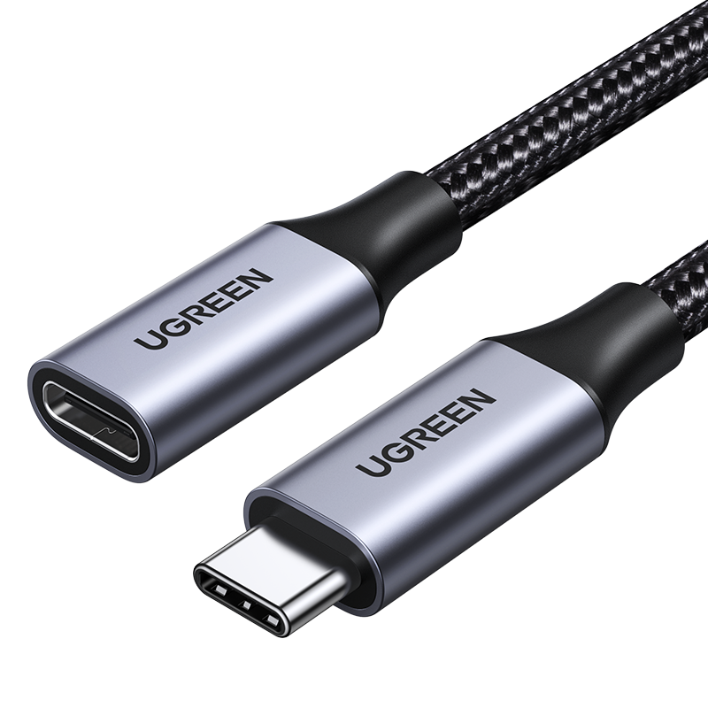 绿联type-c延长线编织款