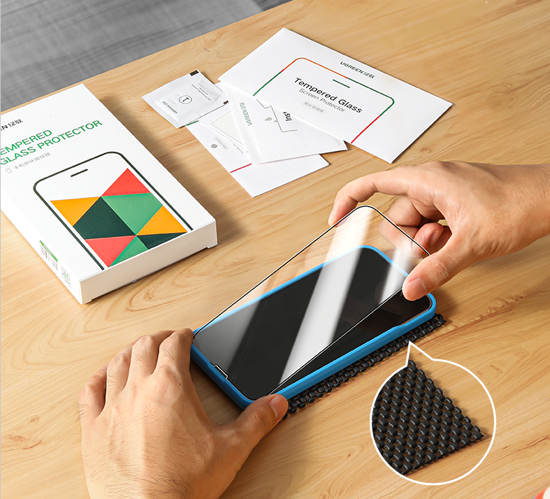 绿联iphone13黑钻防爆钢化膜