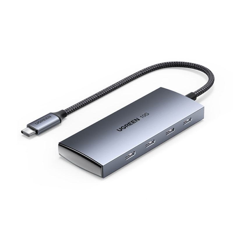 绿联type-c3.2分线器 10gbps四口高速集线器hub拓展坞