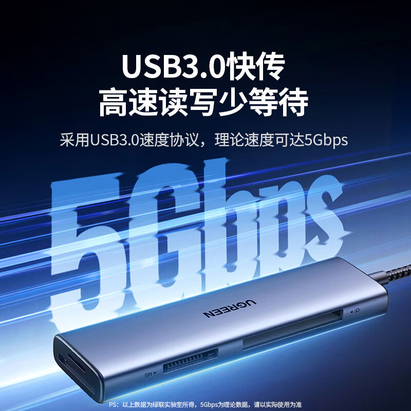 绿联usb-c 四合一读卡器