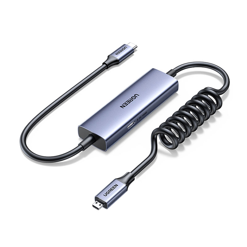 绿联micro hdmi转type-c视频采集卡4k适用单反相机电脑直播