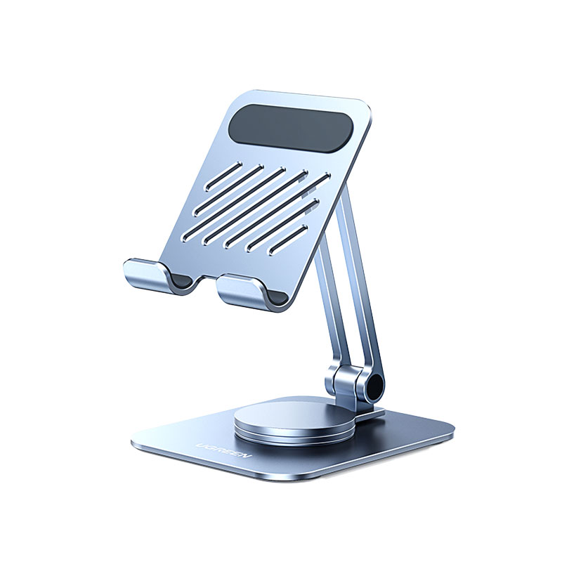 绿联桌面手机平板支架，360度旋转升降折叠支架