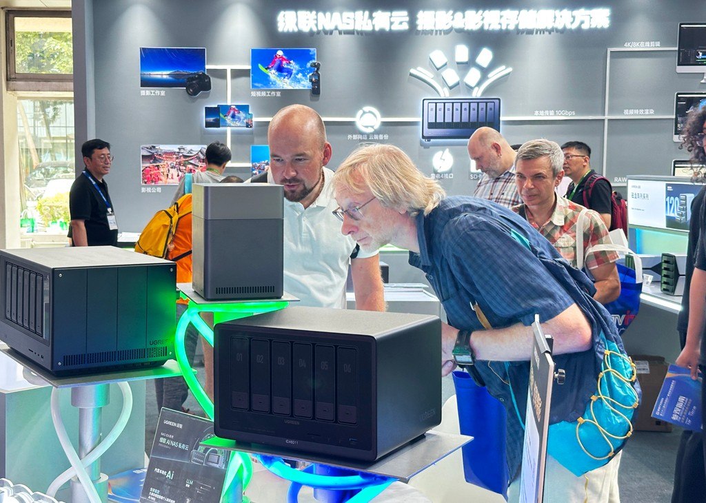 绿联亮相birtv2025，nas私有云助力影视制作智能化升级
