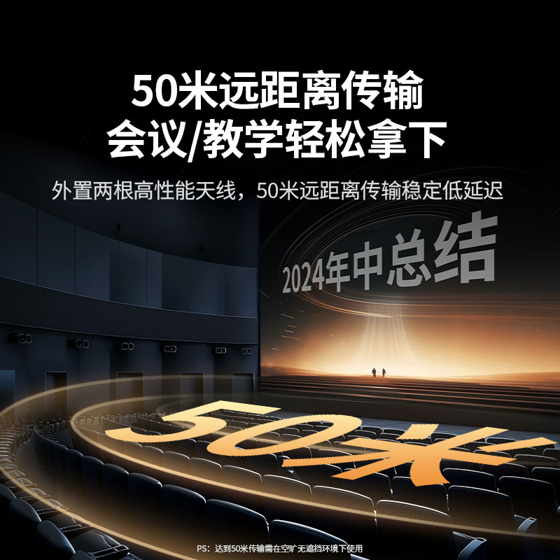 绿联usb type-c双接口 企业级无线投屏器