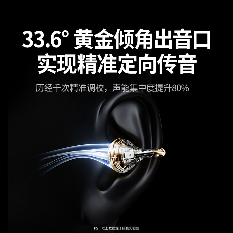 绿联hitune g3 air 耳夹开放式蓝牙耳机