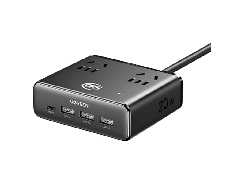 中国运筹学会-会议礼品-定制绿联桌面充电站