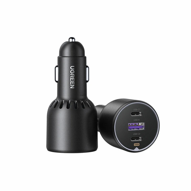 绿联车载充电器 130w三口快充