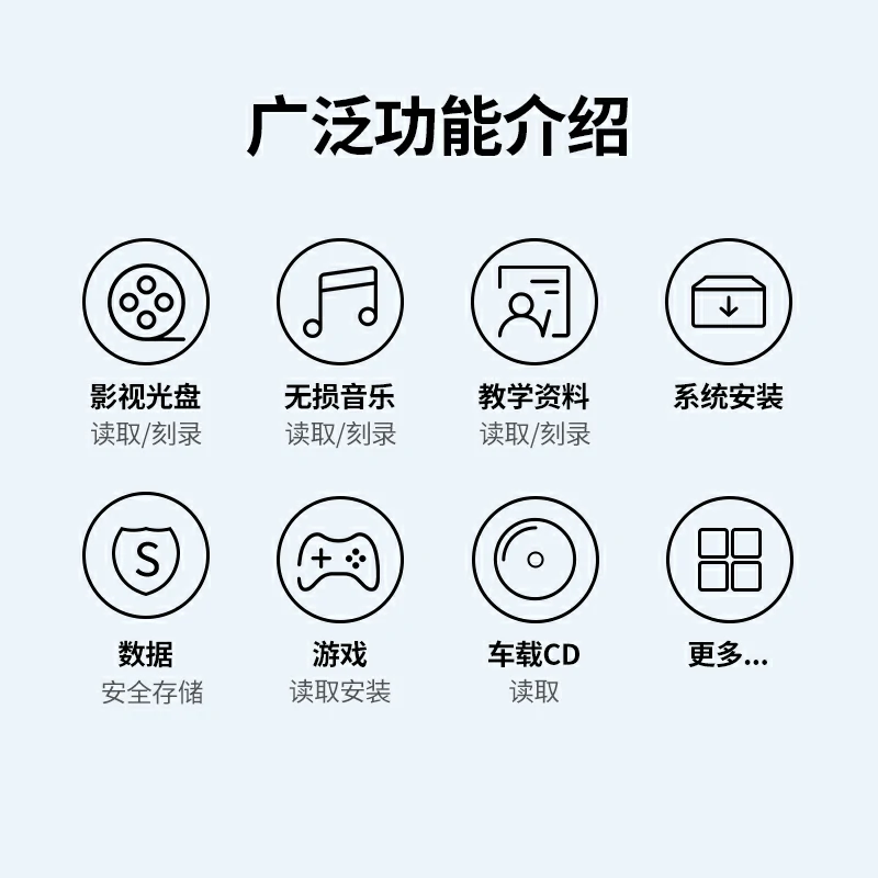 绿联type-c便携刻录光驱