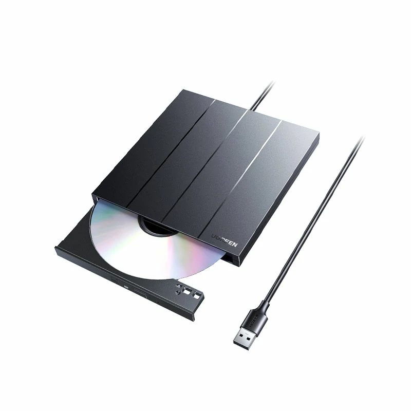 绿联外置光驱刻录机 双接口免驱便携