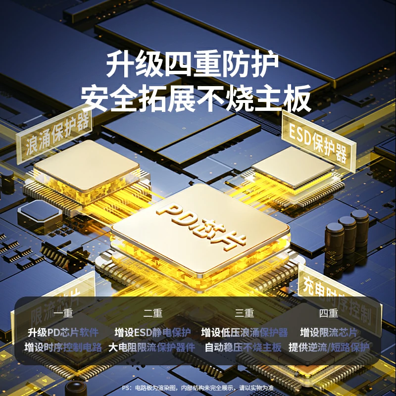 绿联type-c 3.2 九合一鳍纹拓展坞