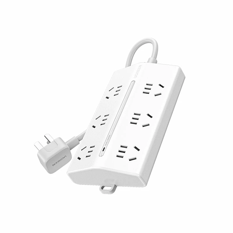 绿联t600六位总控延长线梯形排插