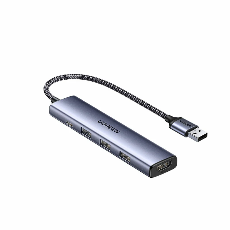 绿联usb-a 五合一多功能扩展坞 hdmi