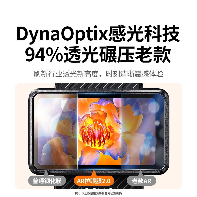 绿联适用大疆pocket3 ar钢化膜
