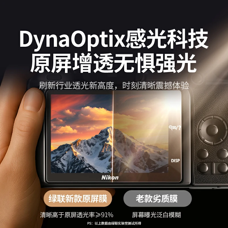 绿联适用尼康系列相机 屏幕保护钢化膜