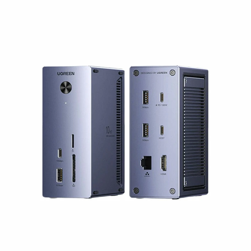 绿联十合一立式硬盘扩展坞