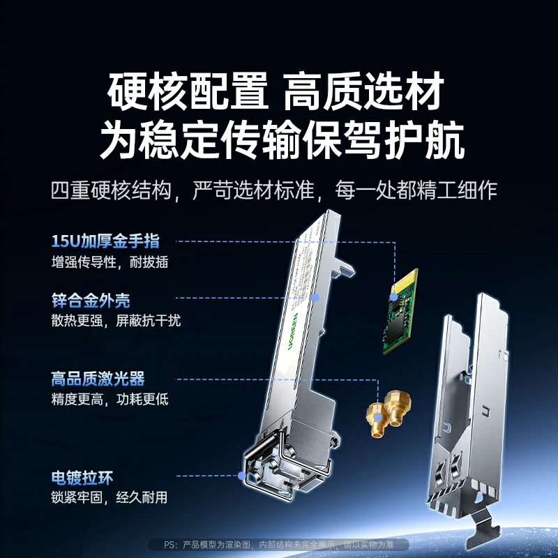 绿联千兆多模双纤 sfp 光模块
