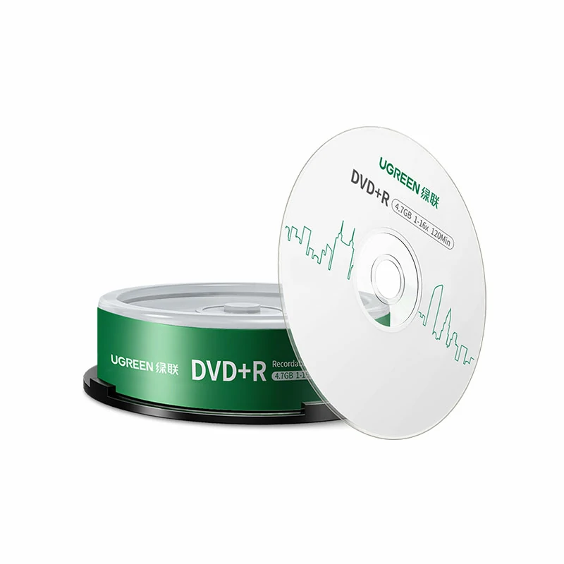 绿联dvd r空白光盘 4.7g大容量刻录碟