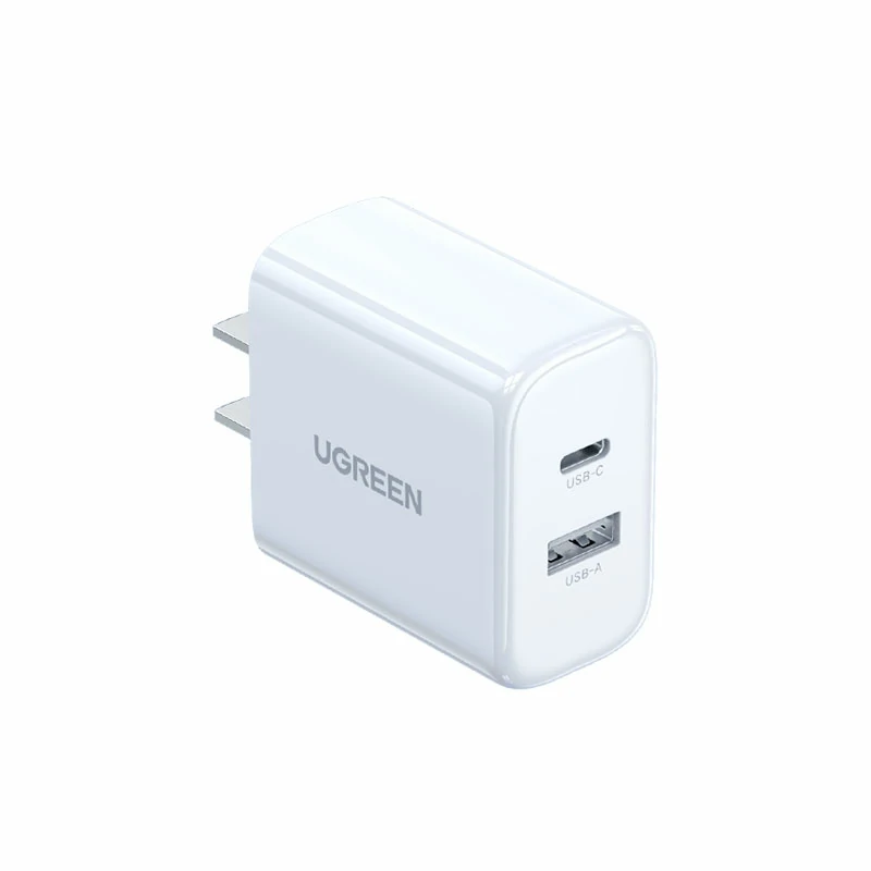 绿联20w双口充电器 1a1c快充