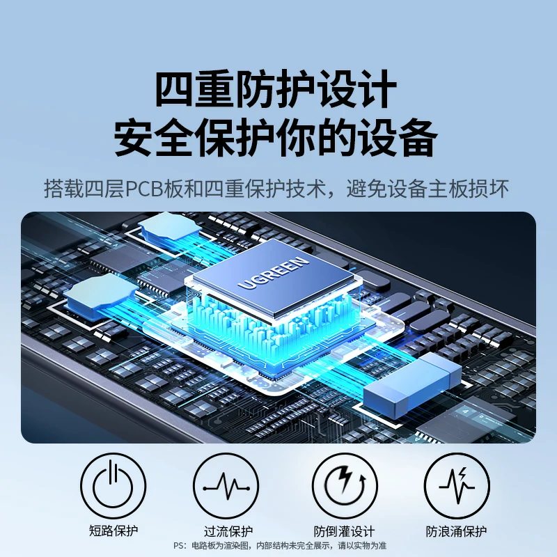 绿联type-c转千兆网口转换器