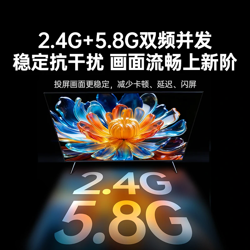 绿联双接口点对点无线投屏器 1080p高清