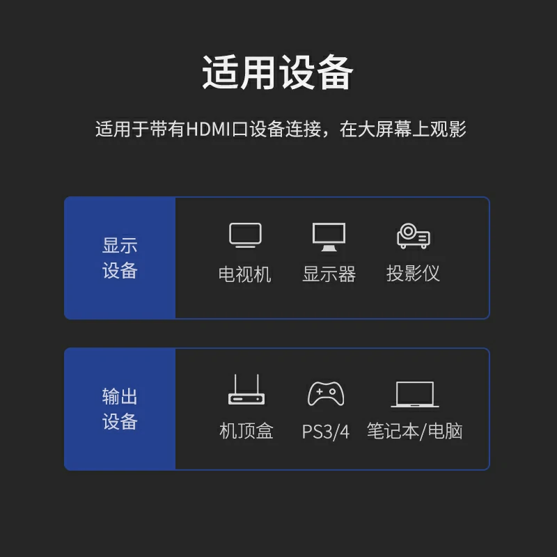 绿联hdmi2.0细线 4k高清视频线