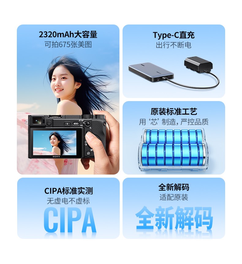 ugreen绿联-更专业更安心的数码品牌 绿联bc130电池2200mah额定容量说明,持久续航更耐用