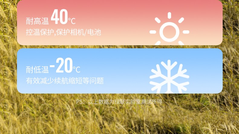 ugreen绿联-更专业更安心的数码品牌 绿联bc130电池耐高温测试场景,安全性能优异