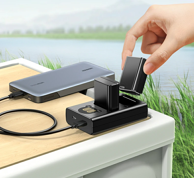 ugreen绿联-更专业更安心的数码品牌 绿联np-fw50 type-c电池小巧机身与高能量密度结合